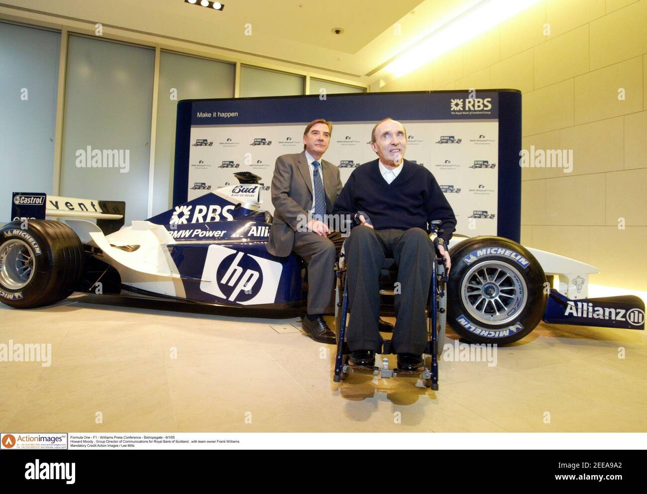 Formula One - F1 - Williams Press Conference - Bishopsgate - 6/1/05 Howard  Moody , Group Director of Communications