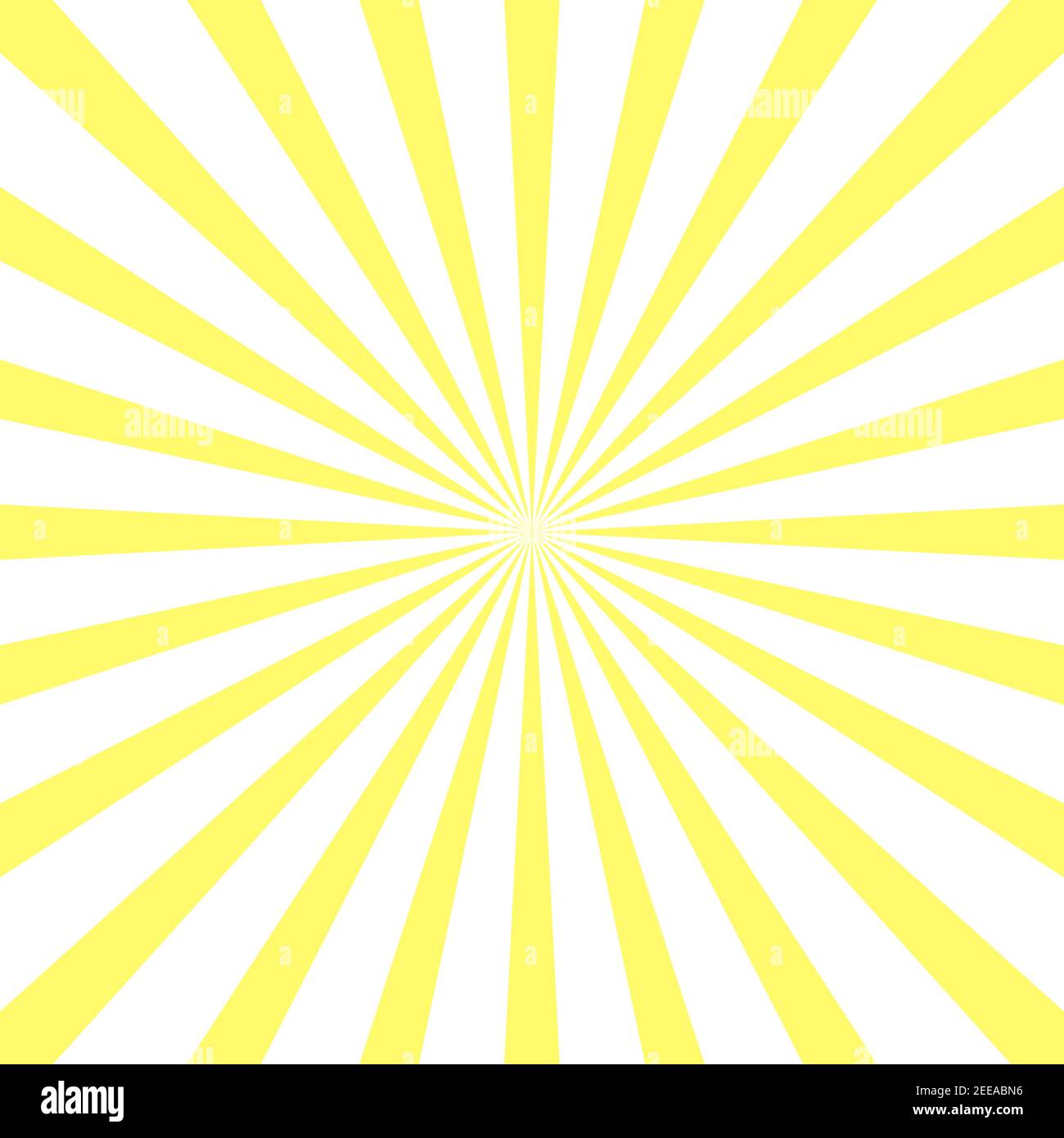 Yellow sunburst rays retro background. Orange vector vintage radial ...