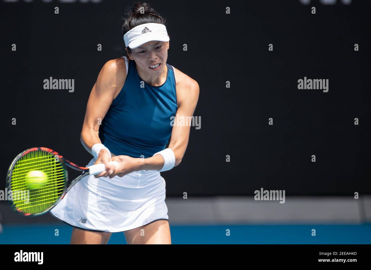 Melbourne, Australia. 16th Feb, 2021. Hsieh Su-Wei of Chinese Taipei ...