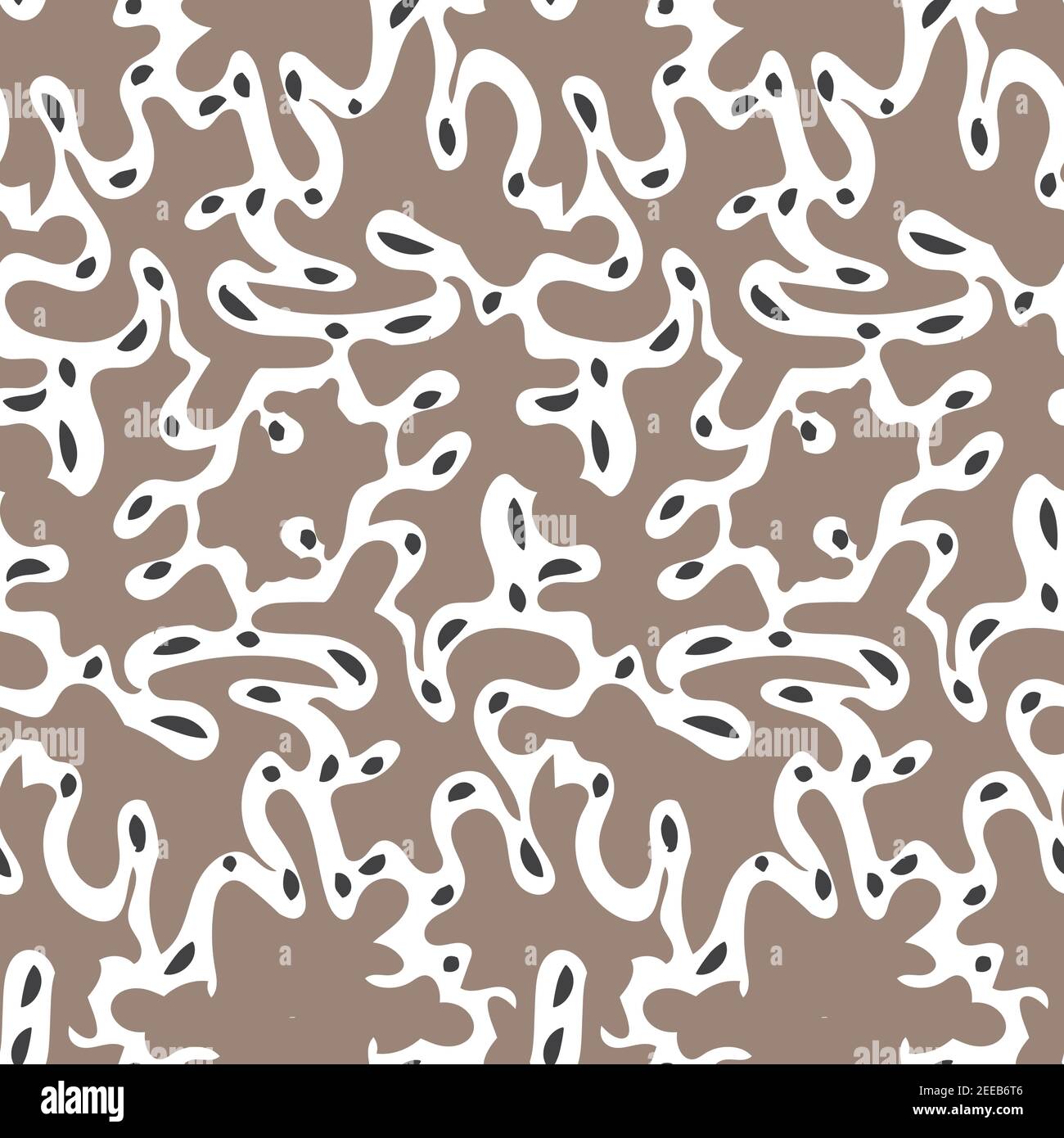camouflage style seamless vector pattern Stock Vector