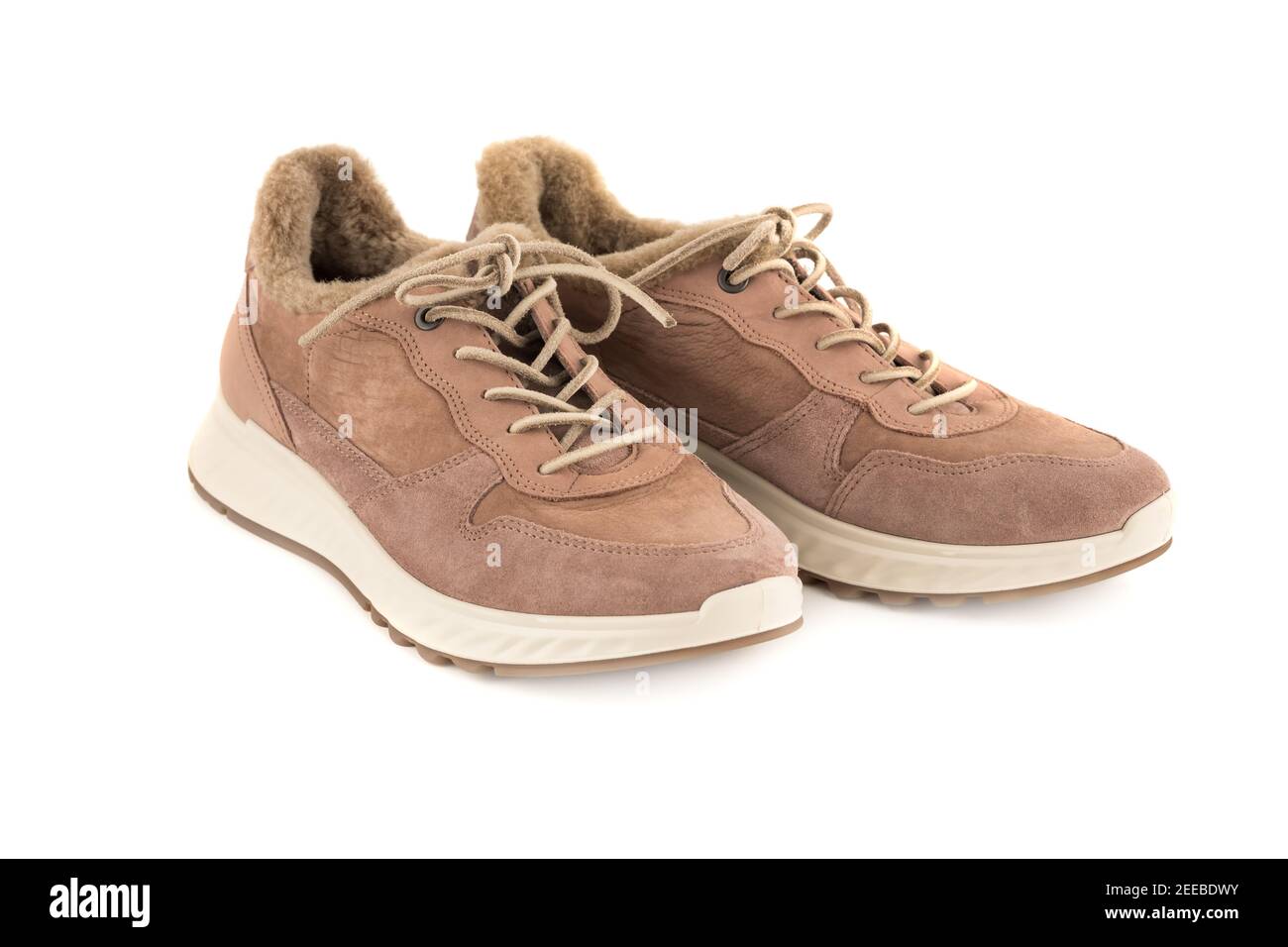 brown suede trainers