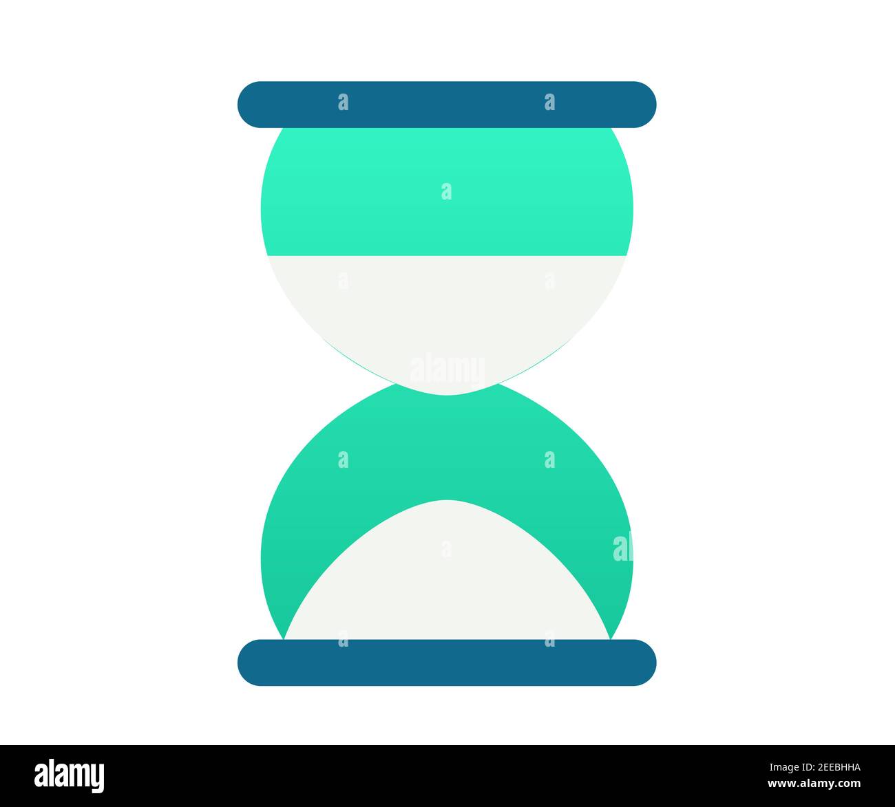 Sand hourglass gradient style hi-res stock photography and images - Alamy