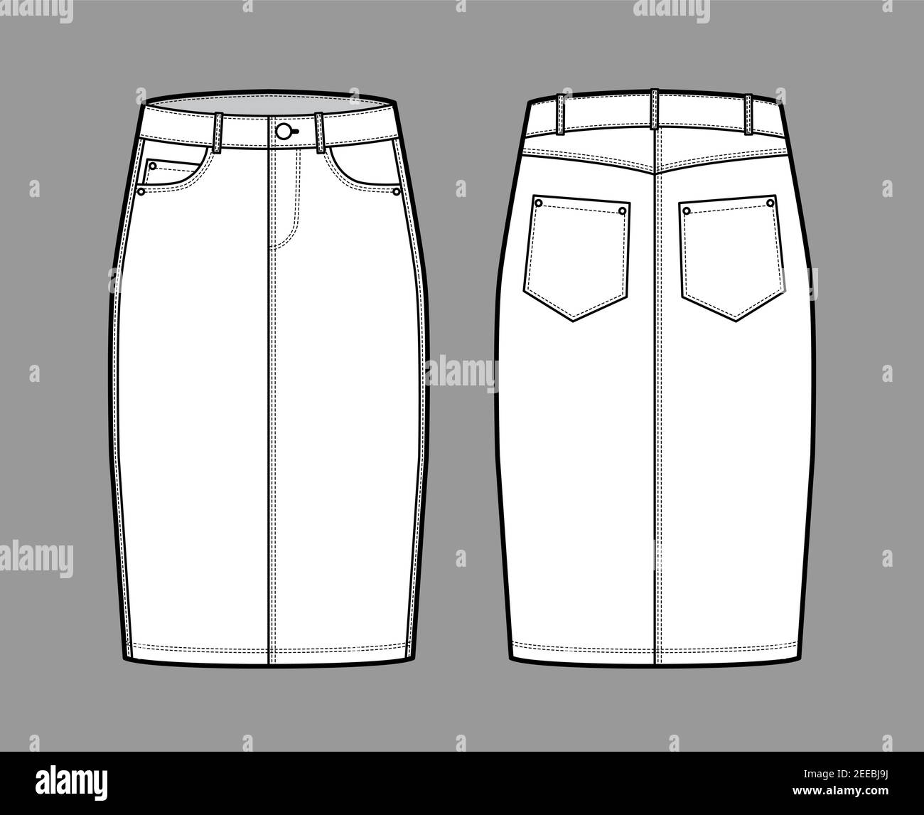 mid length denim skirts mens