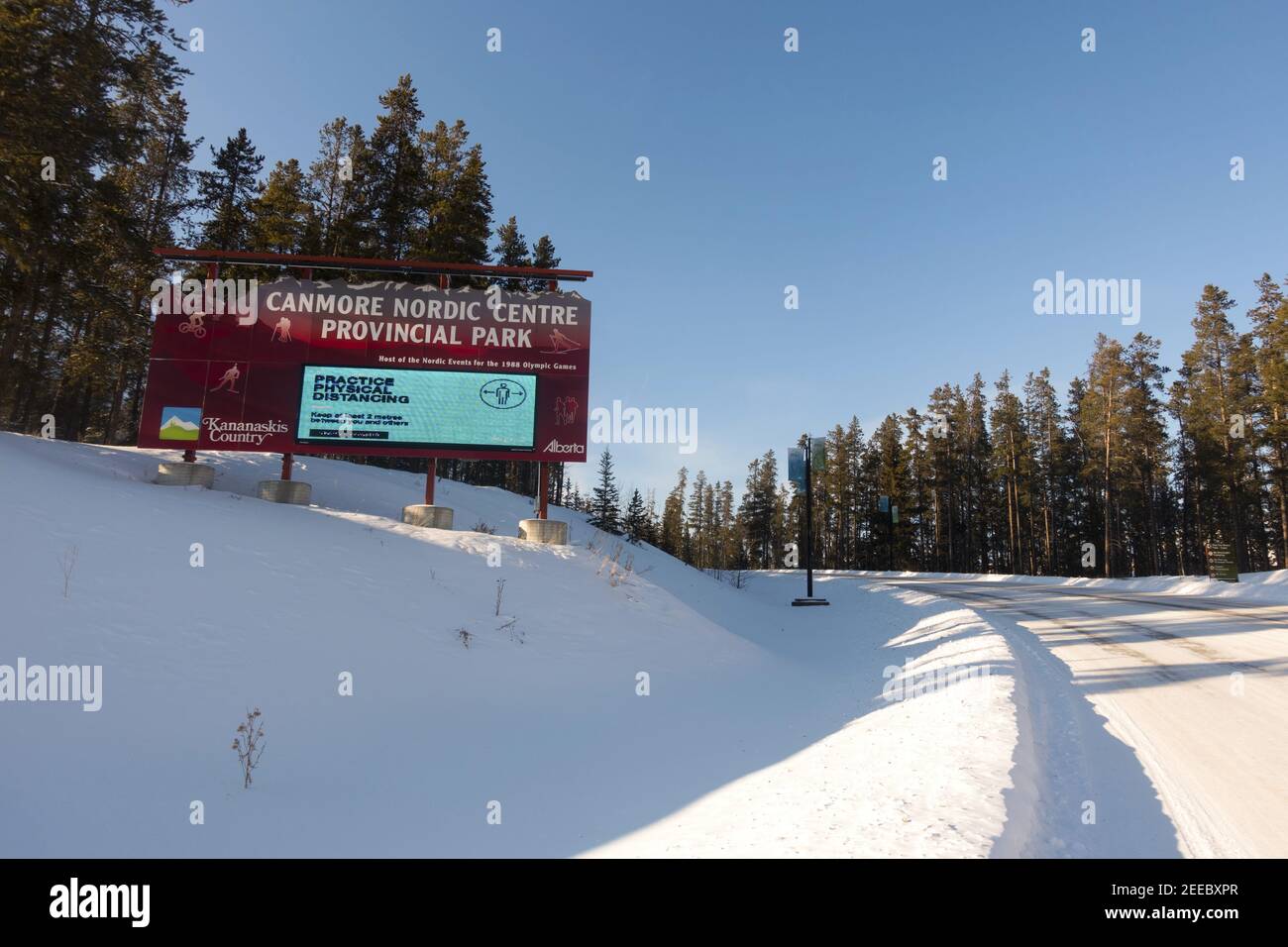 Kananaskis village sign hires stock photography and images Alamy