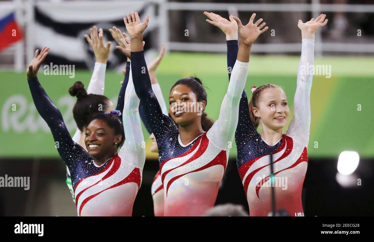 Gabrielle douglas 2016 rio olympics hires stock photography and images(02)
