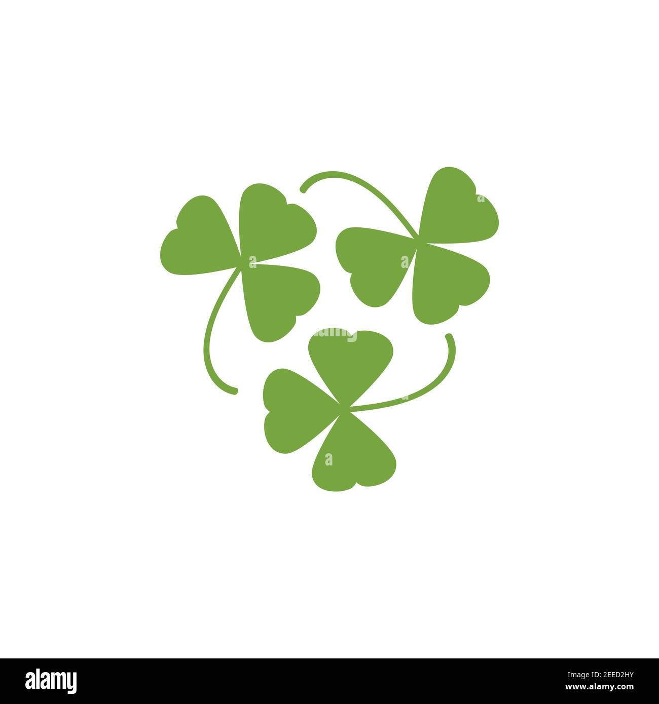 St Patrick Irish Lucky Clover Clipart Graphic by RIBA Red · Creative Fabrica