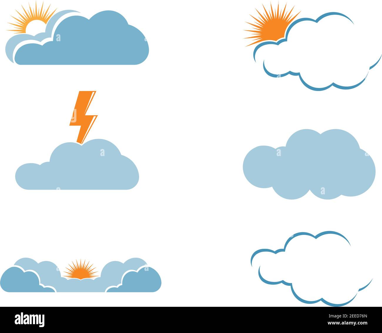 Cloud Logo vector icon illustration design Template Stock Vector Image ...