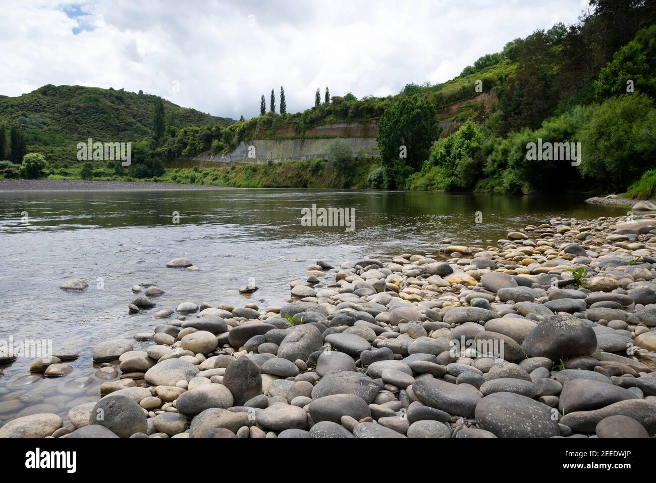 North Island Rivers Wanganui River at Jerusalem, North Island, New Zealand Stock Photo - Alamy