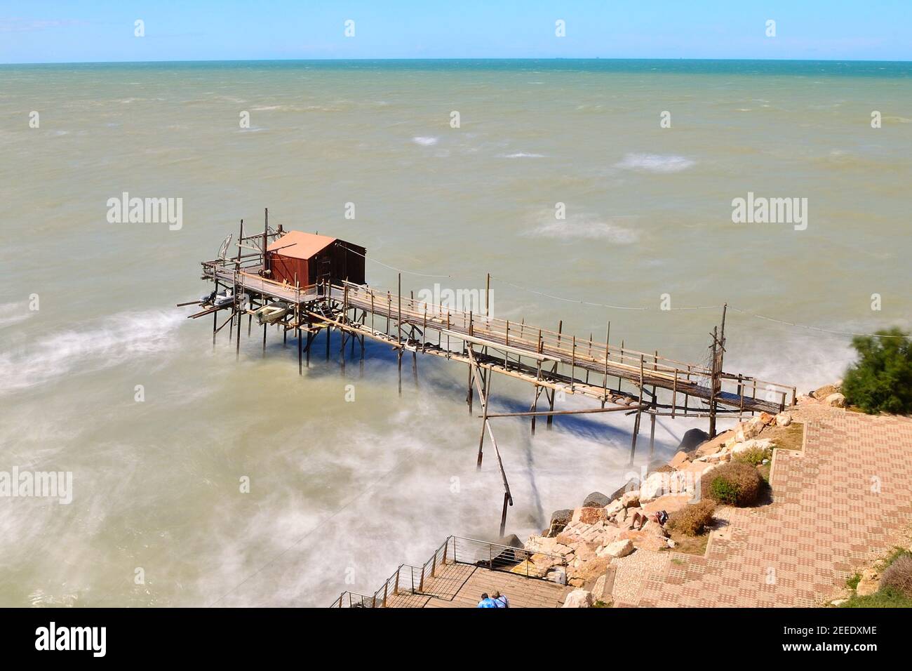 View of Termoli Stock Photo