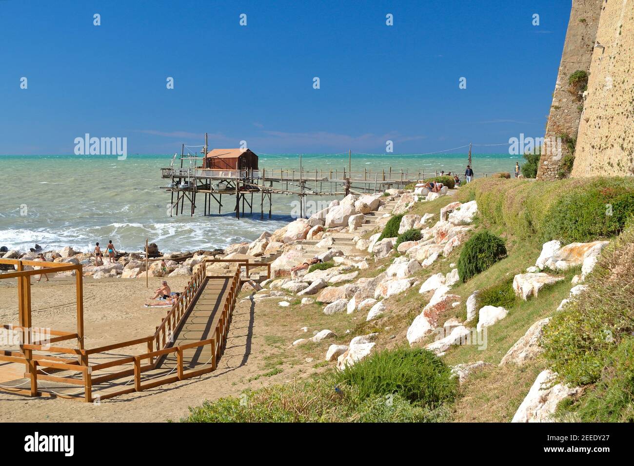 View of Termoli Stock Photo