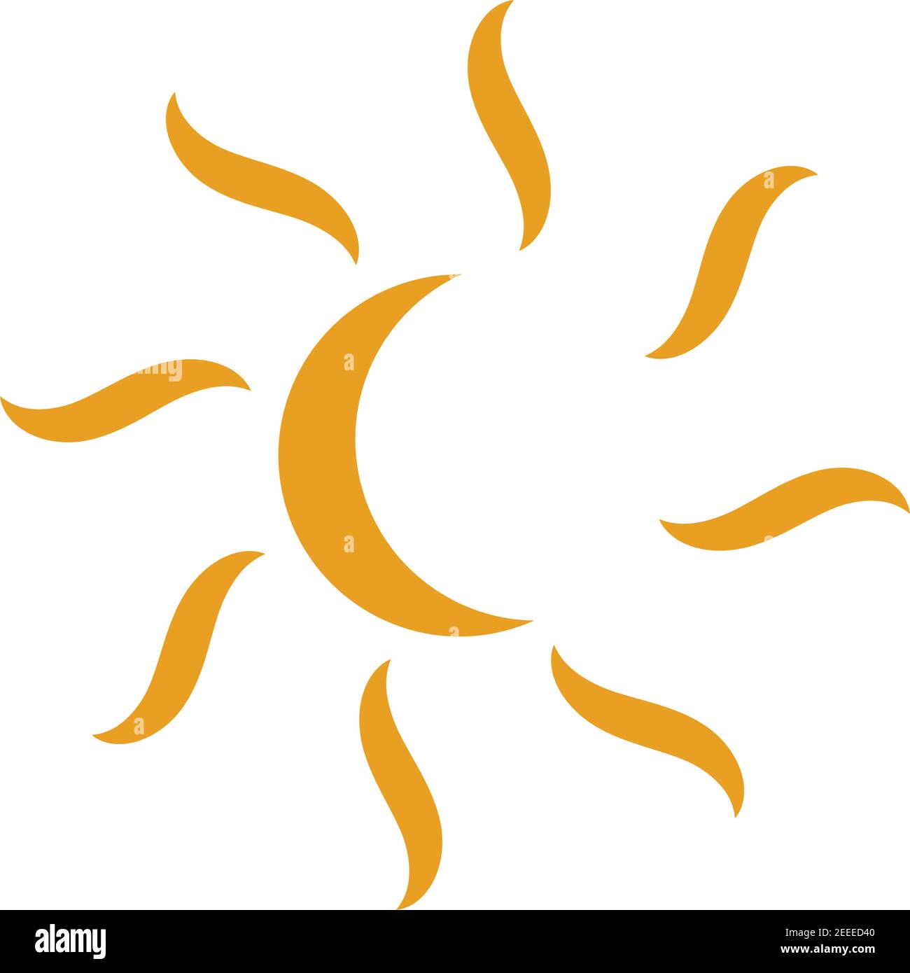 Sun Ilustration Logo Vector Icon Template Stock Vector Image And Art Alamy