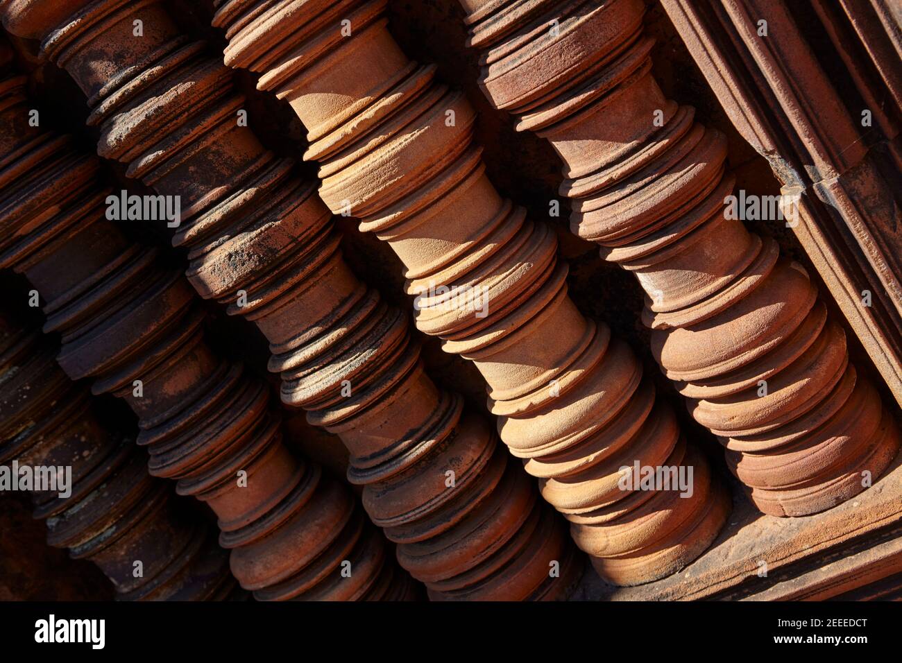 Banteay Srei temple, Angkor, Siem Reap, Cambodia Stock Photo