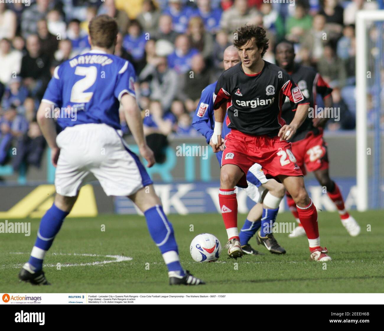 Football Leicester City V Queens Park Rangers Coca Cola Football League Championship The Walkers Stadium 06 07 17 3 07 Inigo Idiakez Queens Park Rangers In Action Mandatory Credit Action Images Ian Smith Stock Photo Alamy