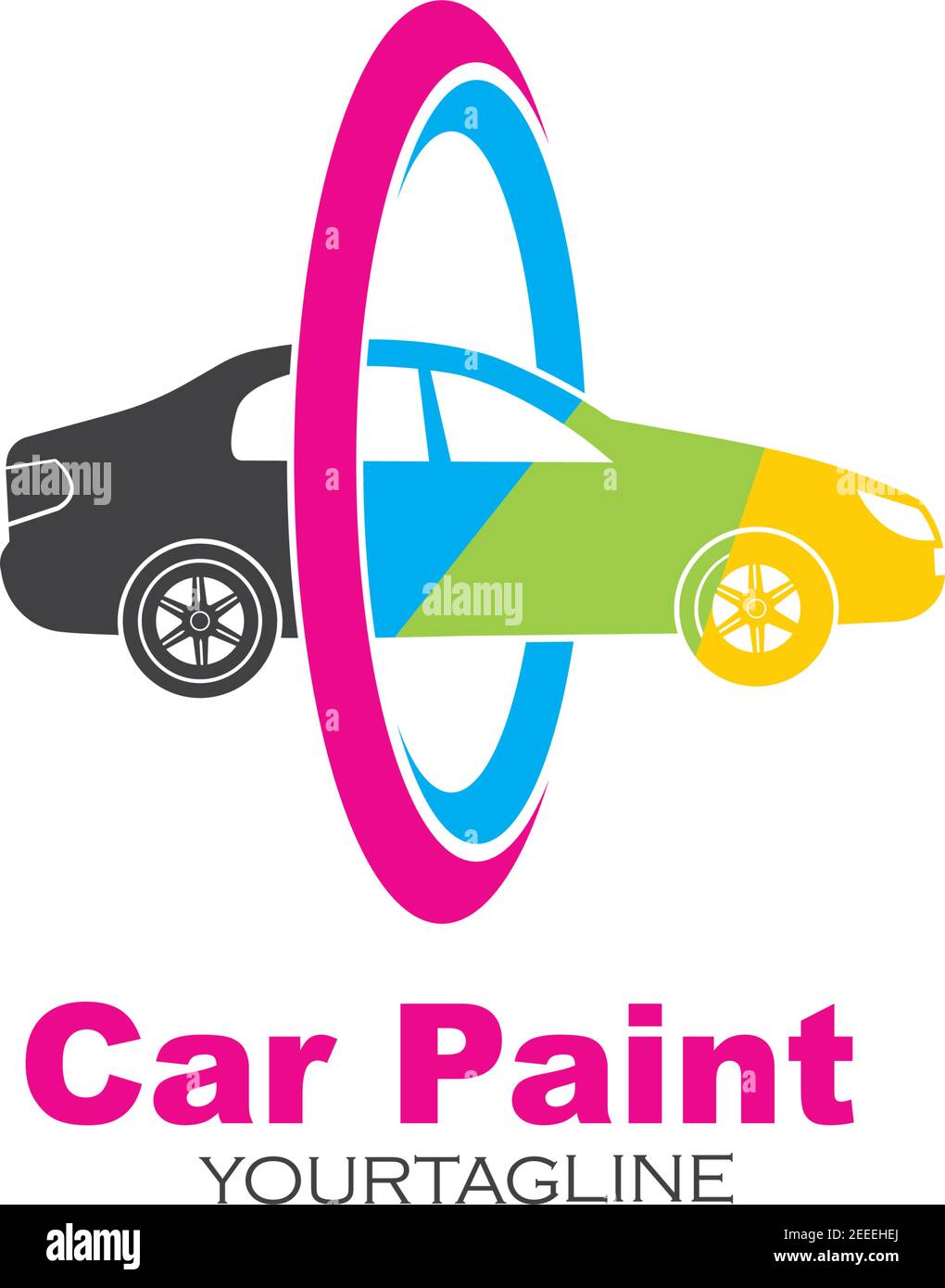 car paint logo icon illustration vector design Stock Vector Image & Art Alamy
