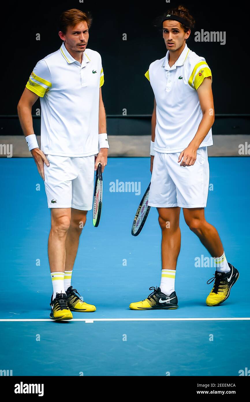 Nicolas Mahut (ATP 8) and Pierre-Hugues Herbert (ATP 25) pictured during a  tennis match between French pair Herbert-Mahut and Croatian pair Mektic-Pav  Stock Photo - Alamy
