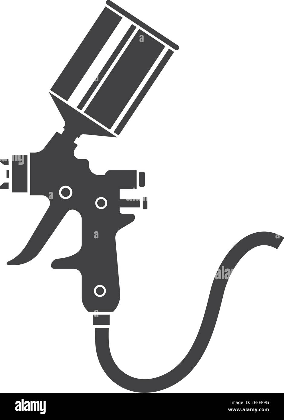 spray gun paint logo icon vector illustration design Stock Vector Image