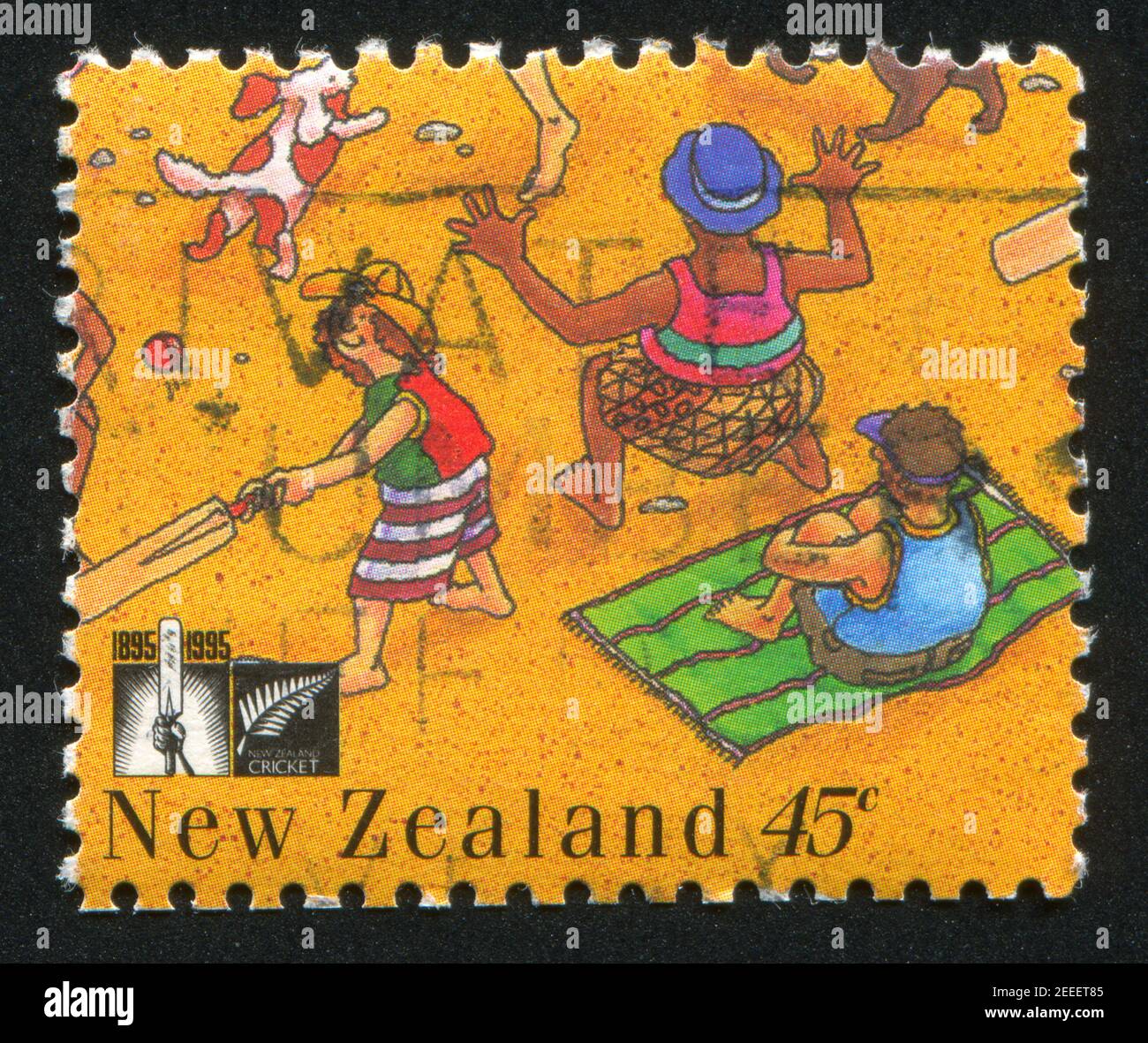 NEW ZEALAND CIRCA 1995 Stamp Printed By New Zealand Shows People 