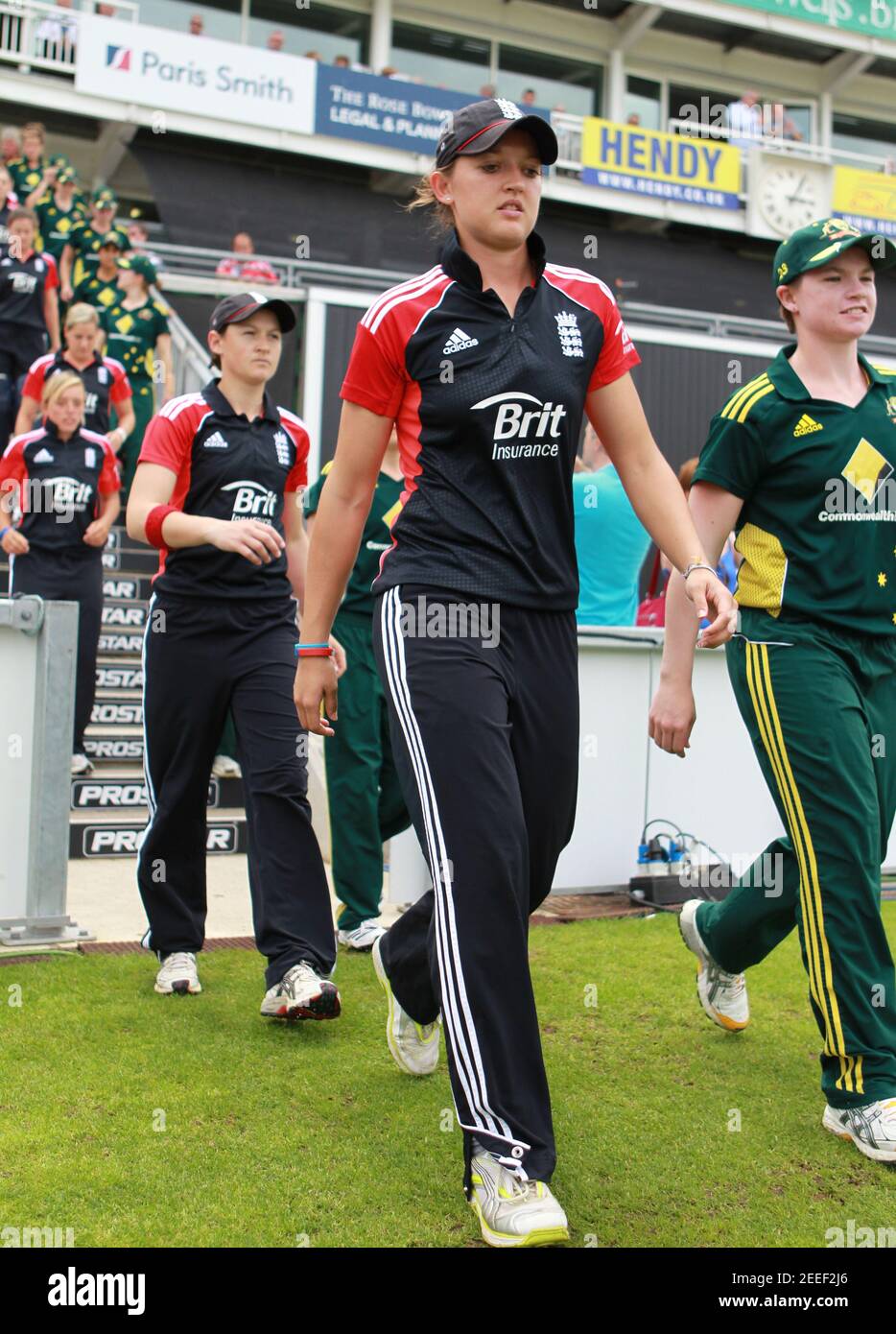 Cricket - England v Australia NatWest Women's T20 Series Final - The Rose  Bowl, Hampshire - 27/6/11 England's Sarah Taylor walks on to the pitch  Mandatory Credit: Action Images / Steven Paston Stock Photo - Alamy