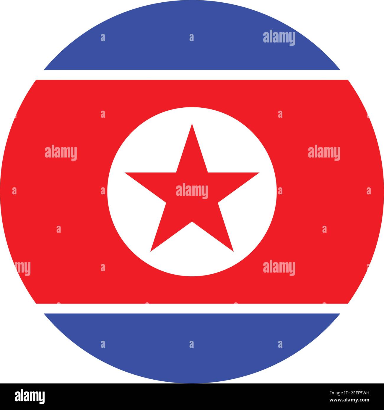 north korean flag icon logo vector illustration Stock Vector Image ...