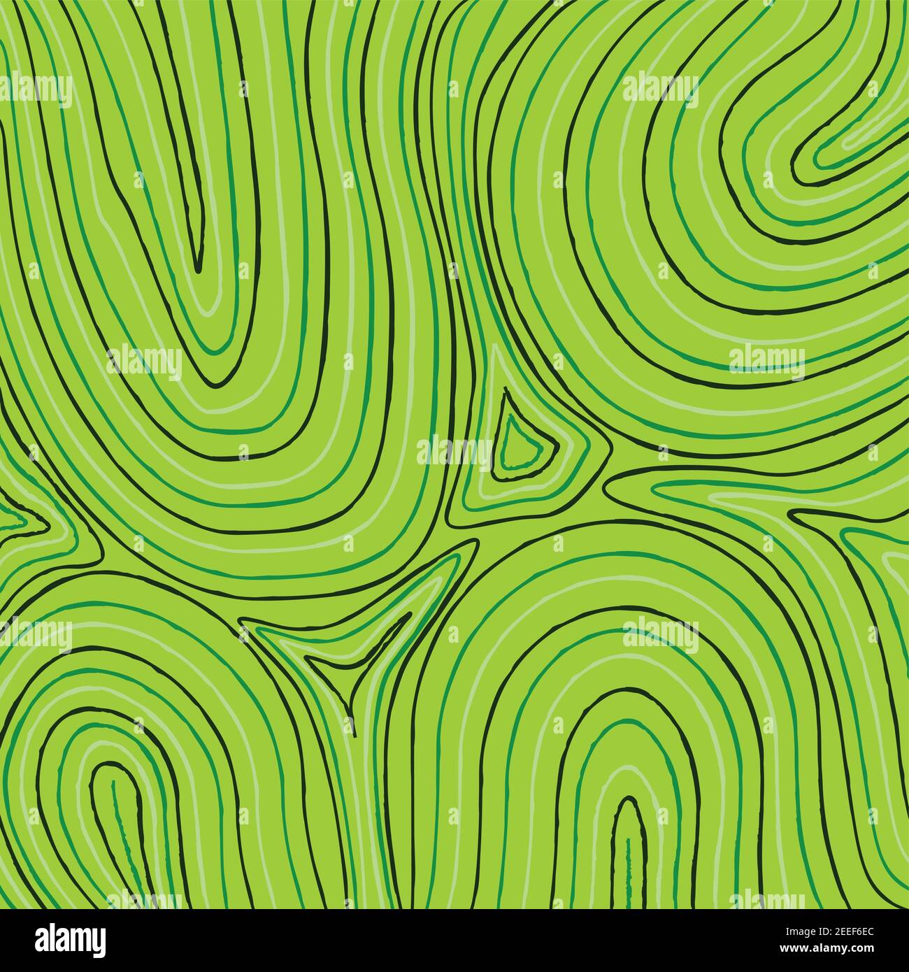 Australian Waterhole Landscape Aboriginal Art Background in vector format. Stock Vector