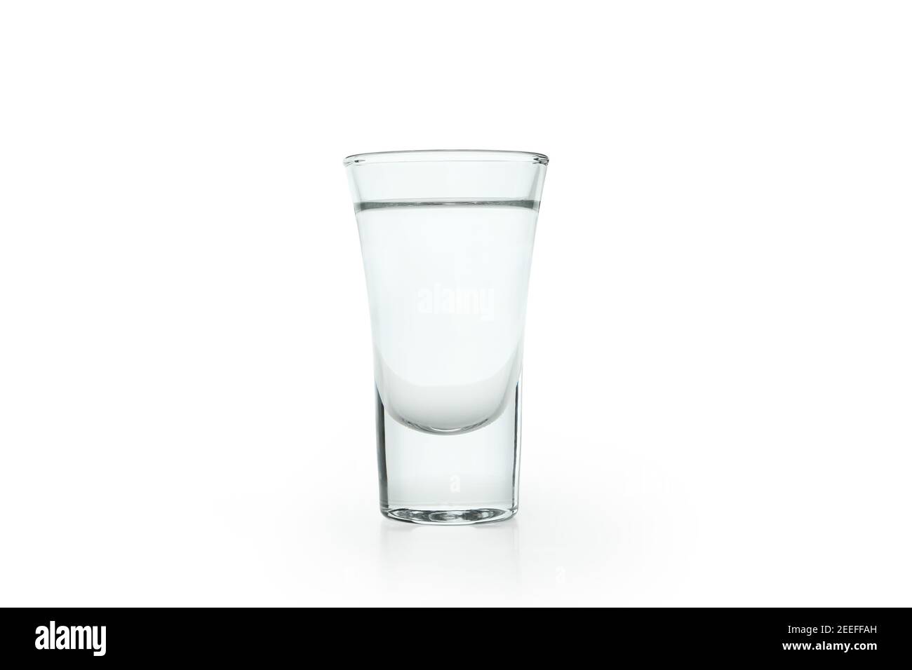 Shot of vodka or tequila isolated on white background Stock Photo Alamy