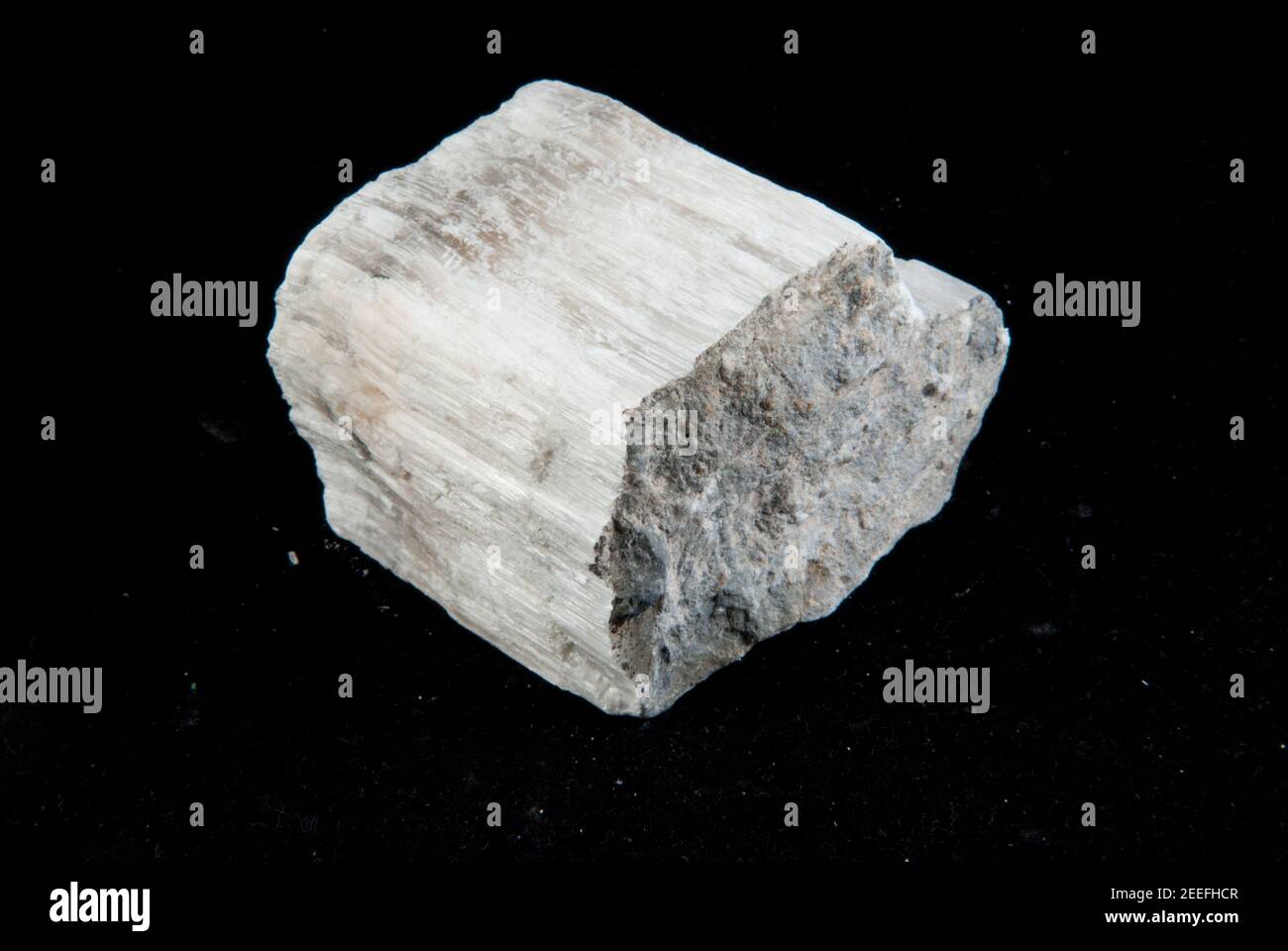 gypsum mineral sample Stock Photo Alamy