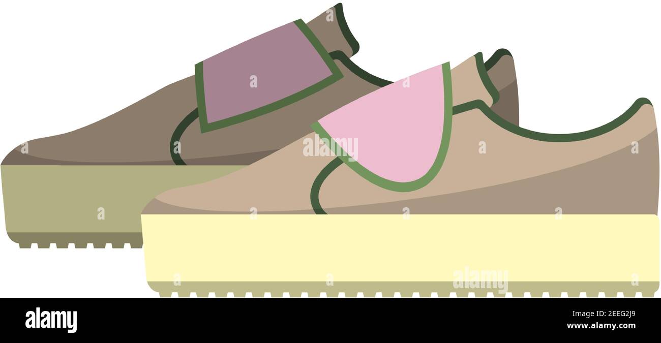 Baby shoe footwear vector isolated on white background Stock Vector ...