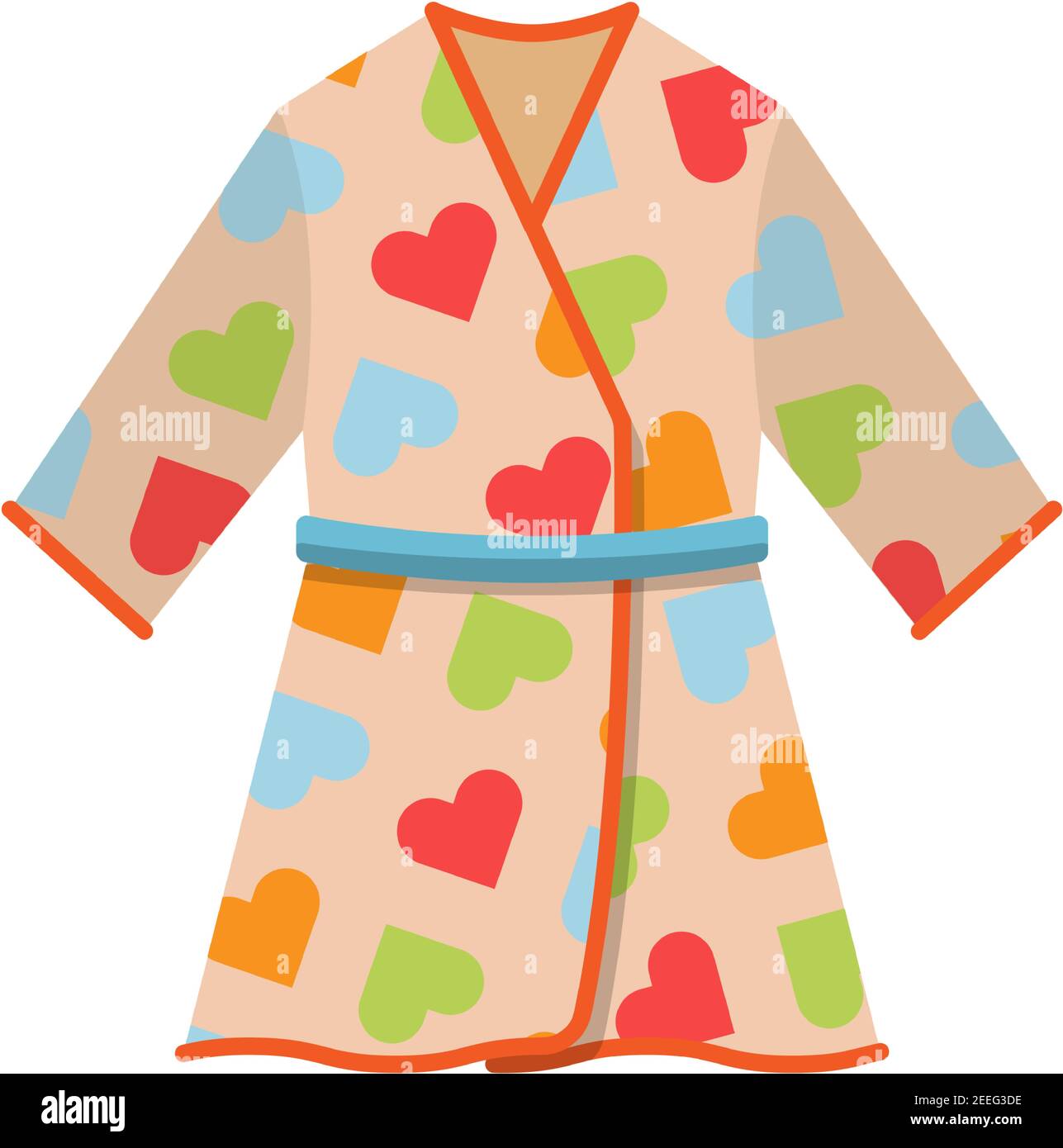 Baby bathrobe vector isolated on white background Stock Vector Image