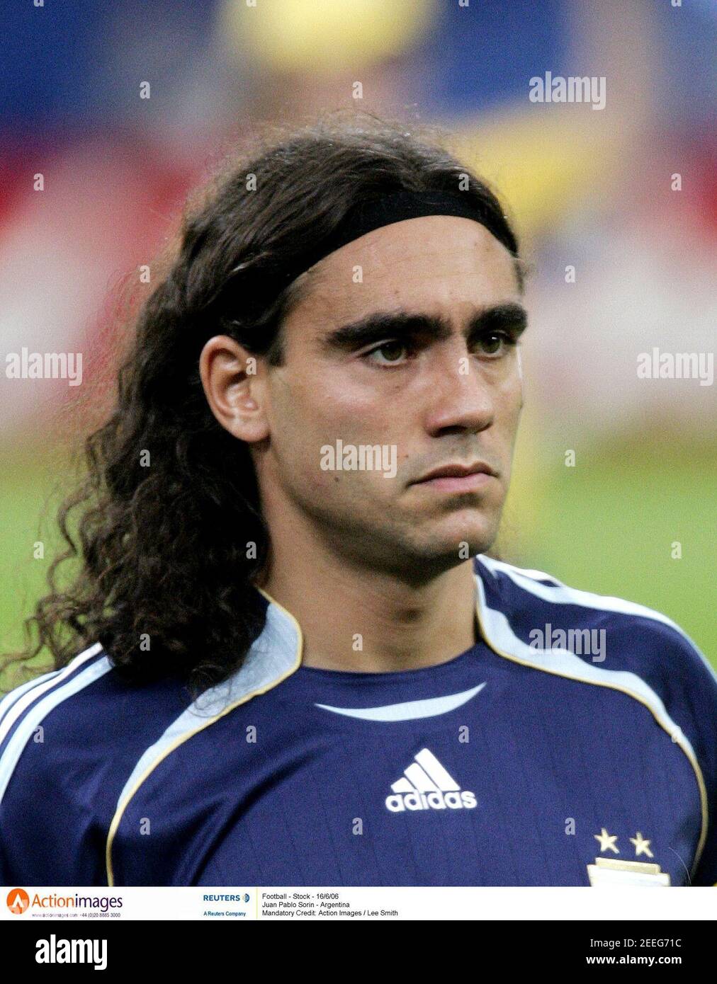 Football Stock 16 6 06 Juan Pablo Sorin Argentina Mandatory Credit Action Images Lee Smith Stock Photo Alamy