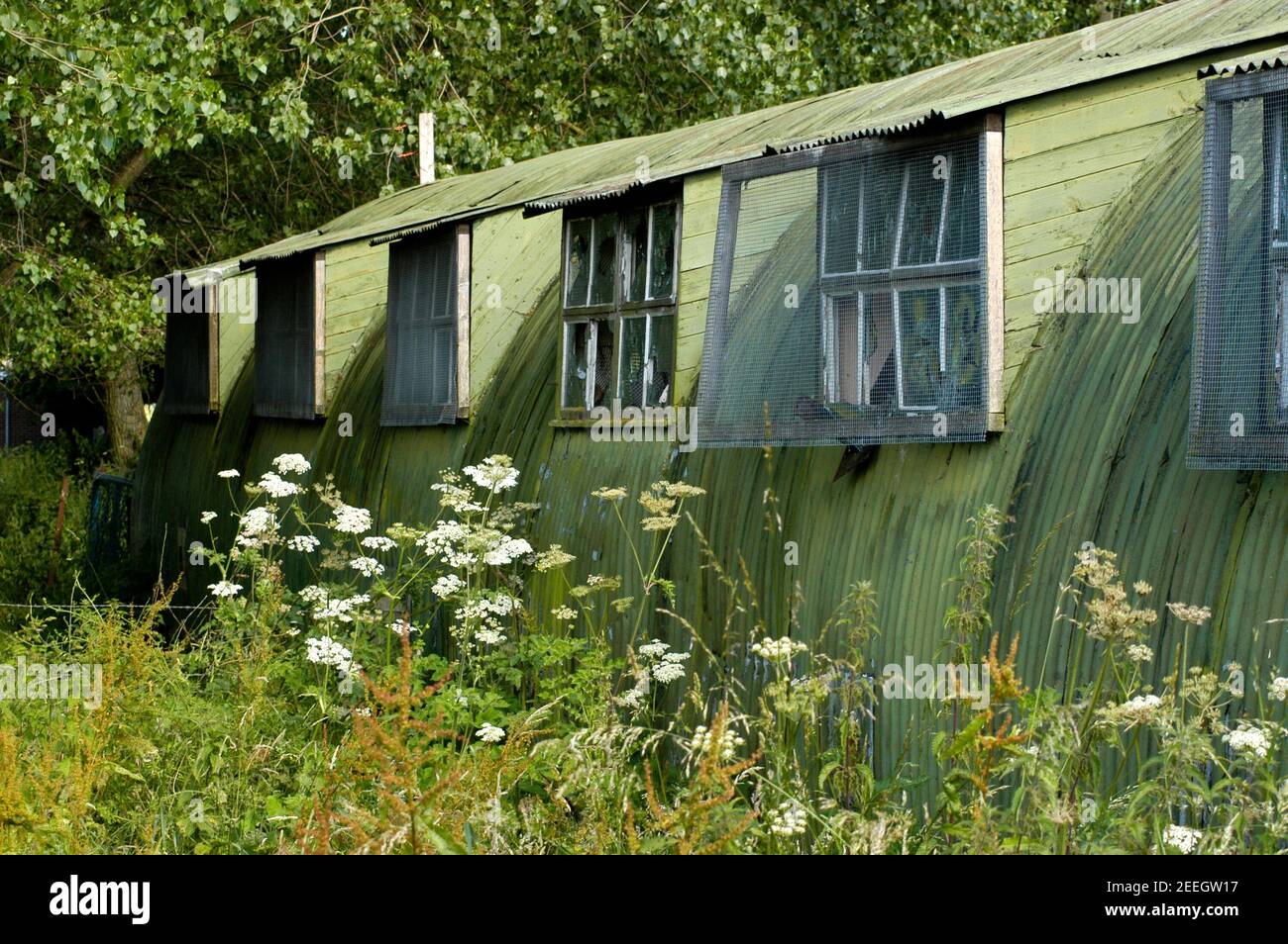 nissen hut Stock Photo