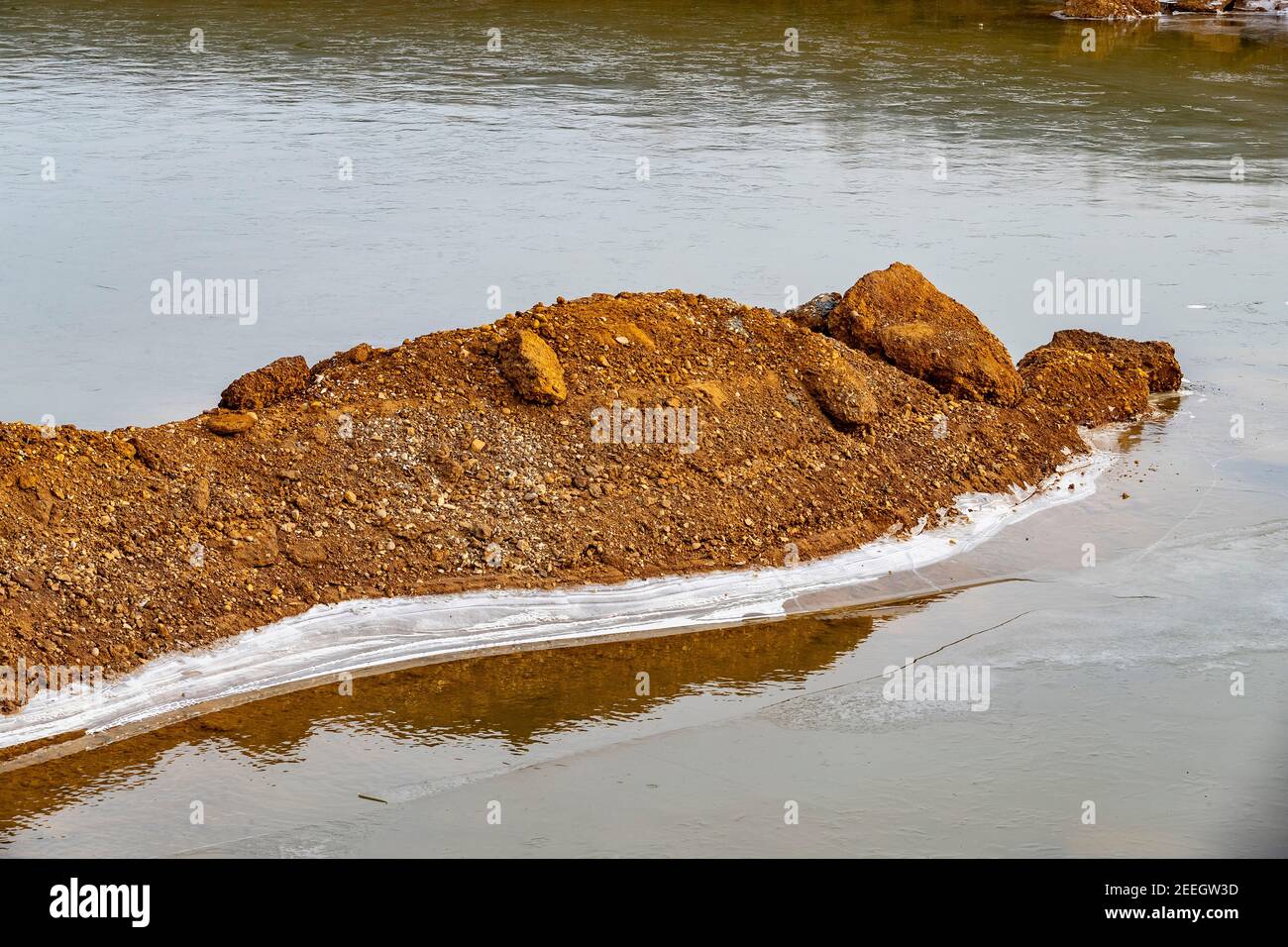 Hanson Aggregates new quarry along the Nene Valley between Cogenhoe and