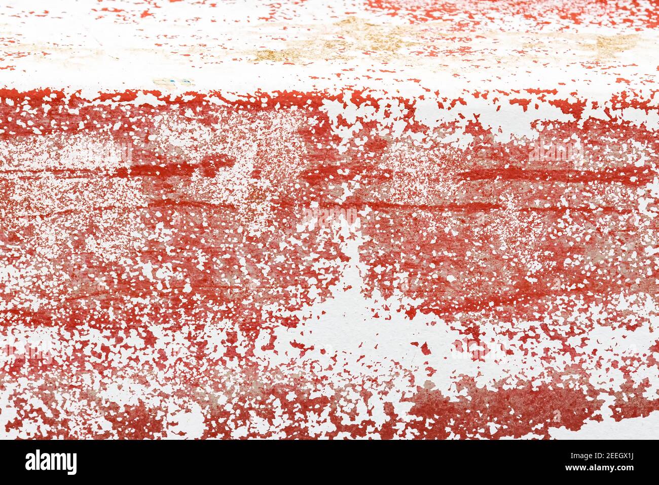 The texture of abstract color painting on old wooden surface background. Abrasion. Stock Photo