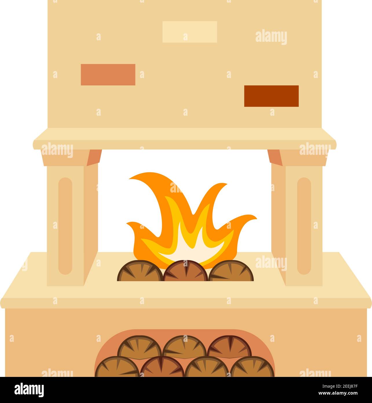 Pastel christmas theme Stock Vector Images