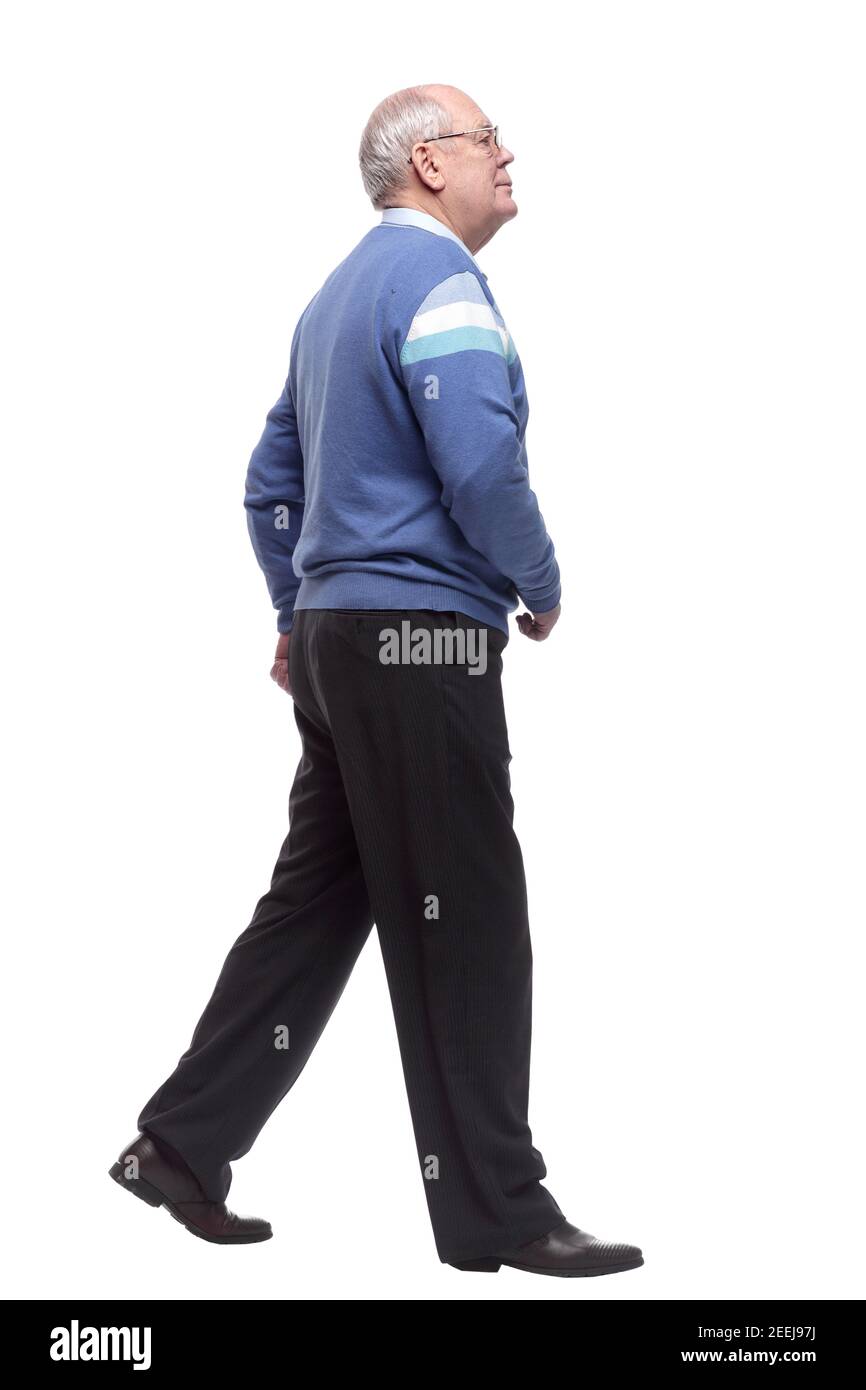 Man walking side view sweater hi-res stock photography and images - Alamy