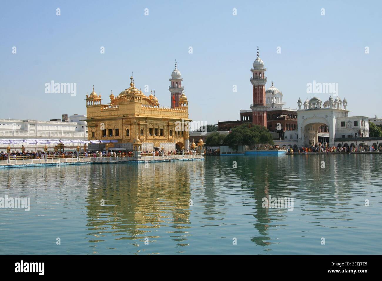 The Golden Temple on a sunny day Stock Photo