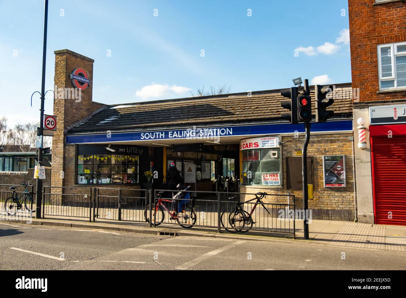 South Ealing underground station in West London Stock Photo - Alamy