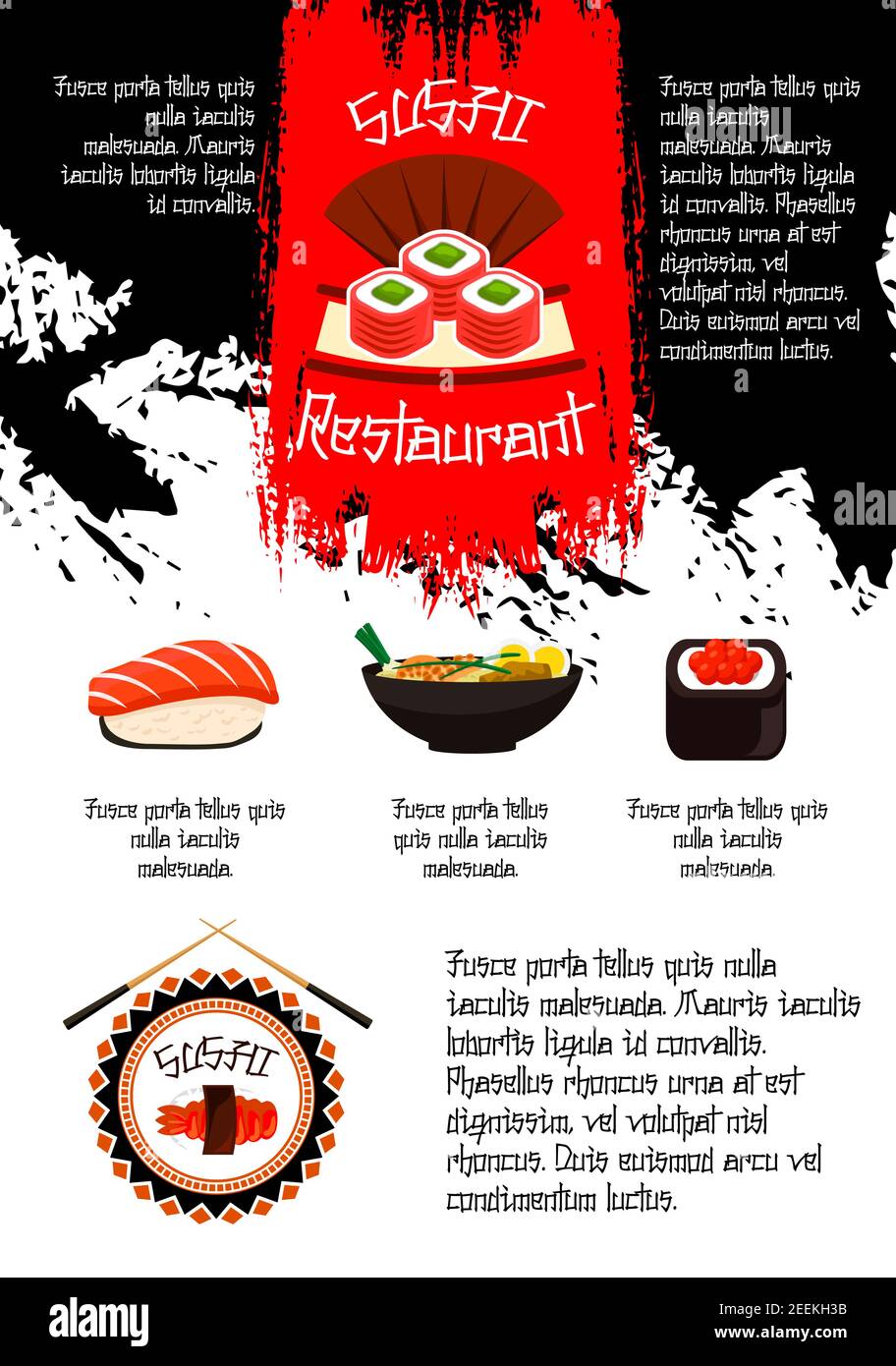 https://c8.alamy.com/comp/2EEKH3B/sushi-restaurant-vector-poster-for-japanese-cuisine-of-seafood-noodles-sushi-rolls-or-fish-maki-and-eel-guncans-or-salmon-sashimi-tempura-shrimp-pra-2EEKH3B.jpg