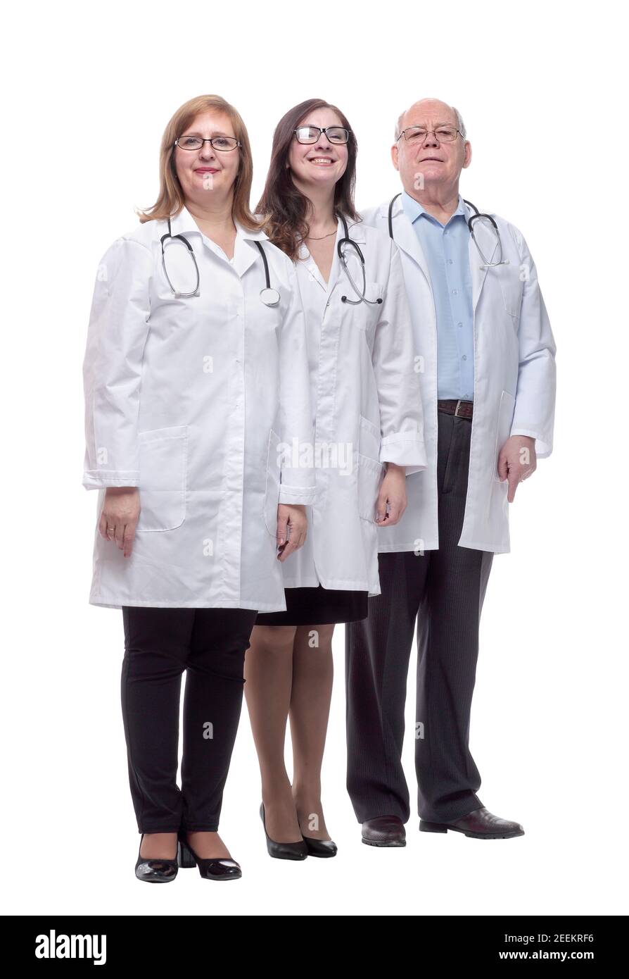 in full growth..diverse medical professionals standing together Stock Photo