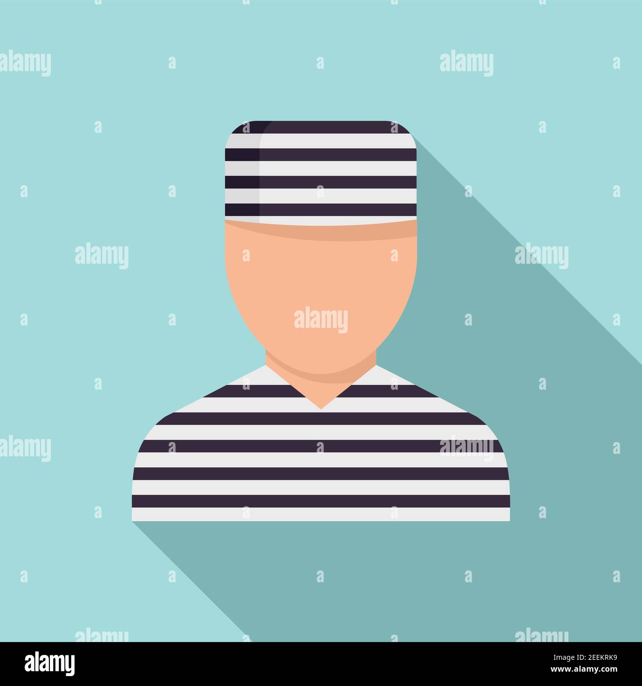 Male inmate prison Stock Vector Images - Alamy