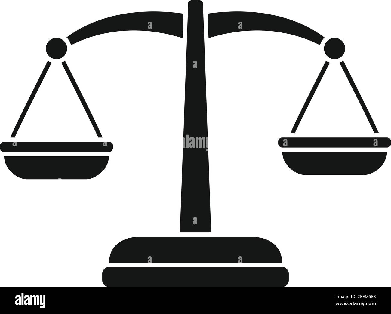 Judge balance icon, simple style Stock Vector Image & Art - Alamy