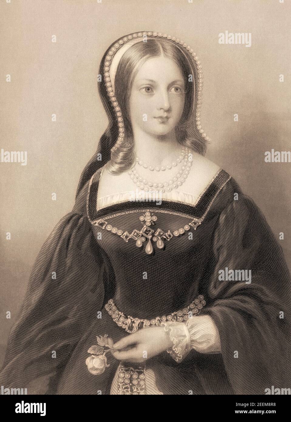 Lady Jane Grey, 1536 - 1554, Queen of England, nicknamed Nine Days Queen Stock Photo