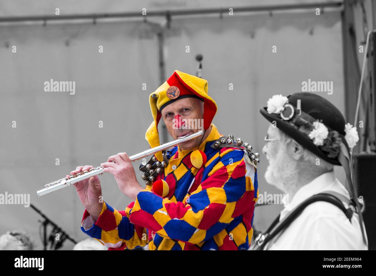 Jester in black and white hi-res stock photography and images - Alamy