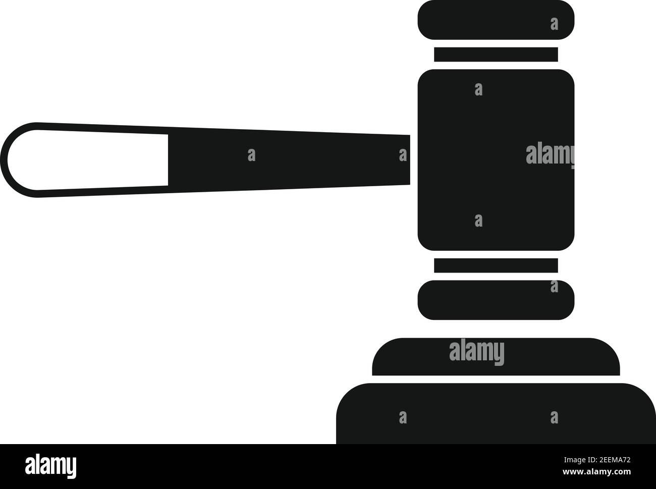 Judge gavel icon, simple style Stock Vector Image & Art Alamy