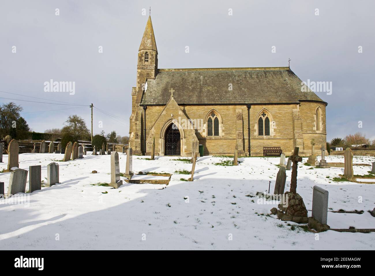 St Margaret's Church in the village of Beswick, East Yorkshire, England