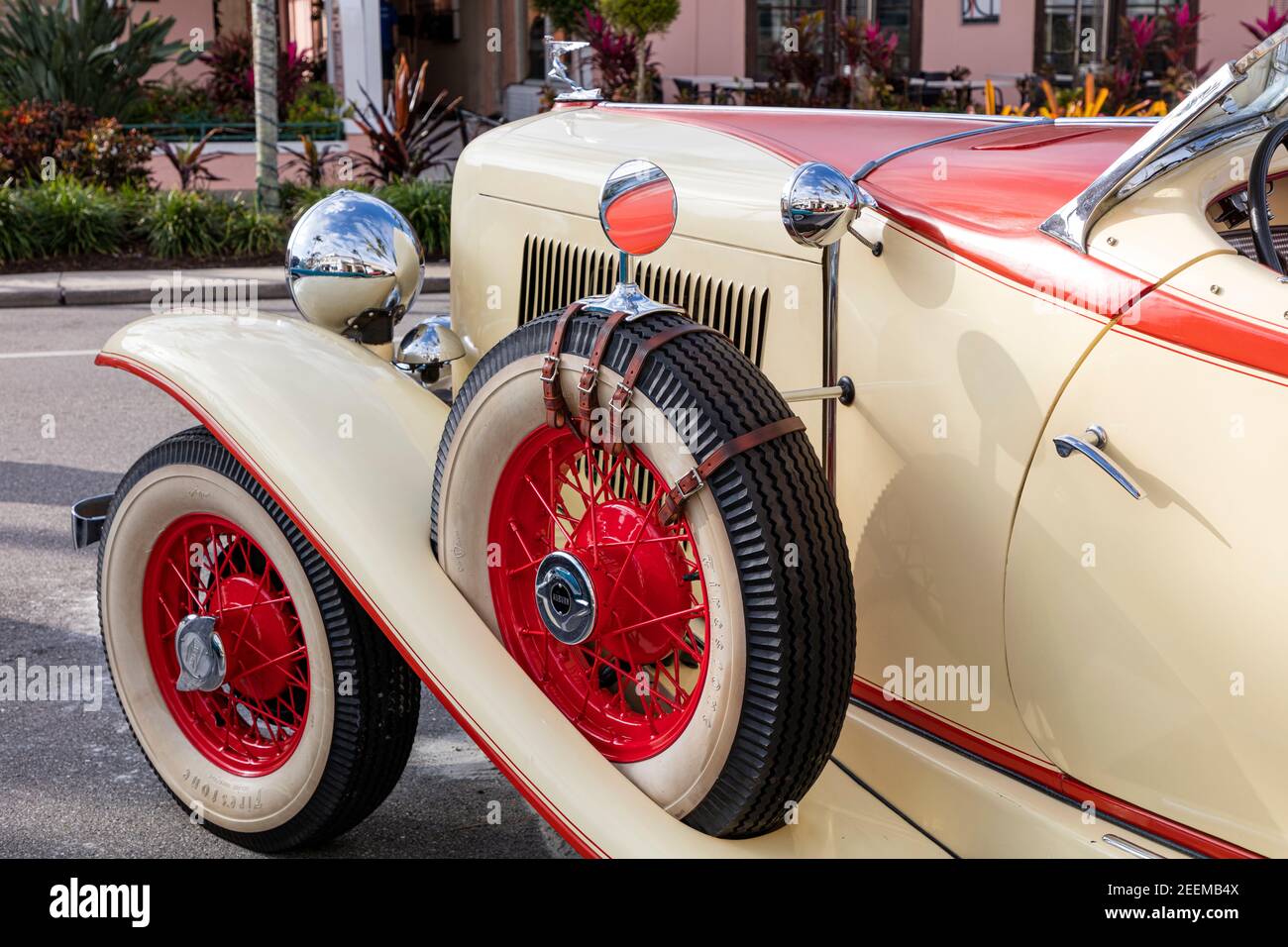 1933 Auburn '8-101' on display at 'Cars on Fifth' - Naples, Florida, USA Stock Photo