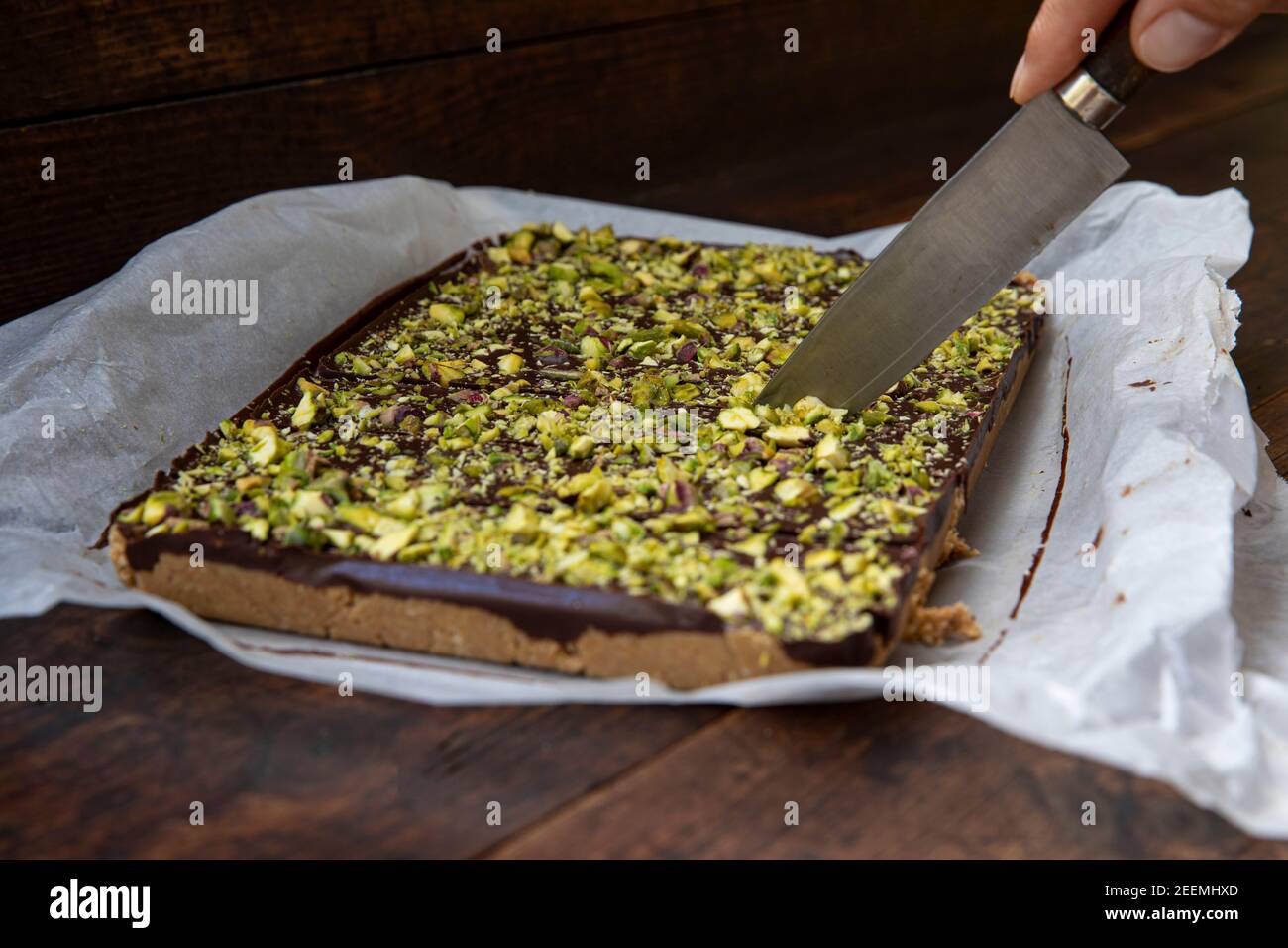 Homemade Vegan chocolate cake Stock Photo - Alamy