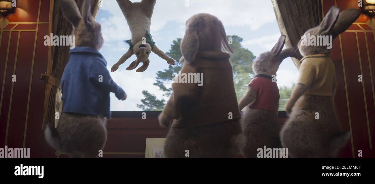 Peter Rabbit, Benjamin, Mopsy, Flopsy, Cottontail, "Peter Rabbit 2 The Runaway" (2020) Credit