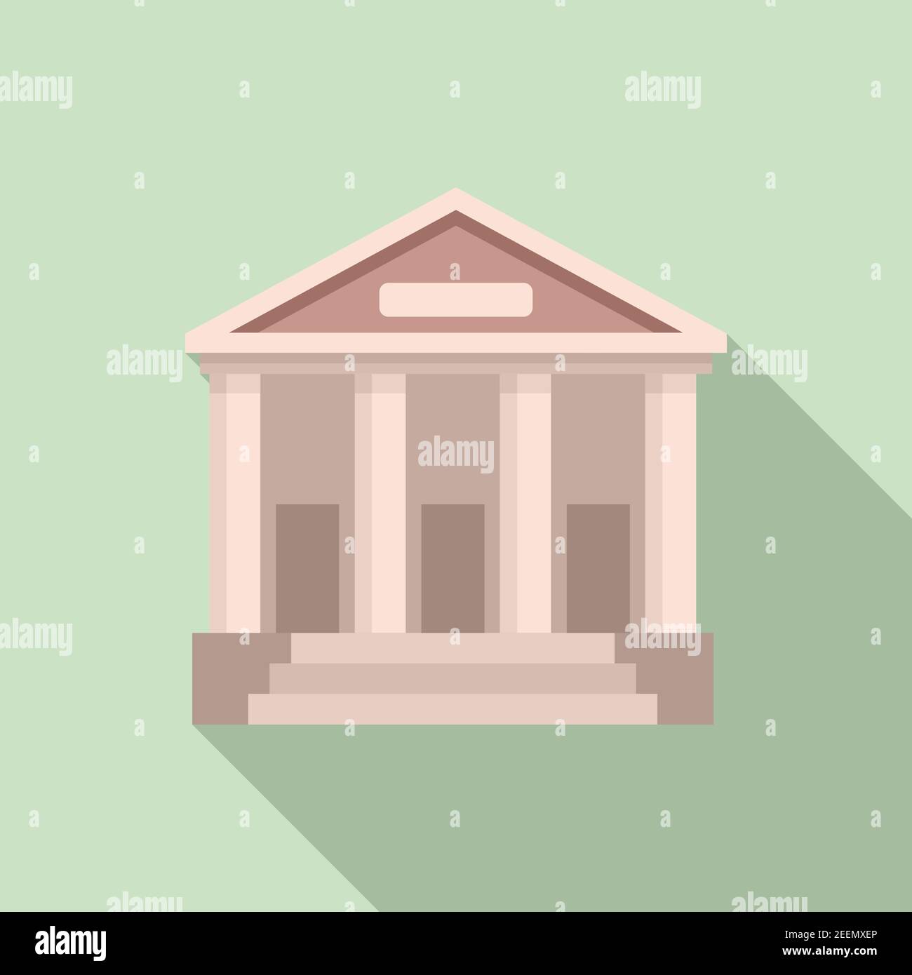 Judge building icon, flat style Stock Vector Image & Art - Alamy