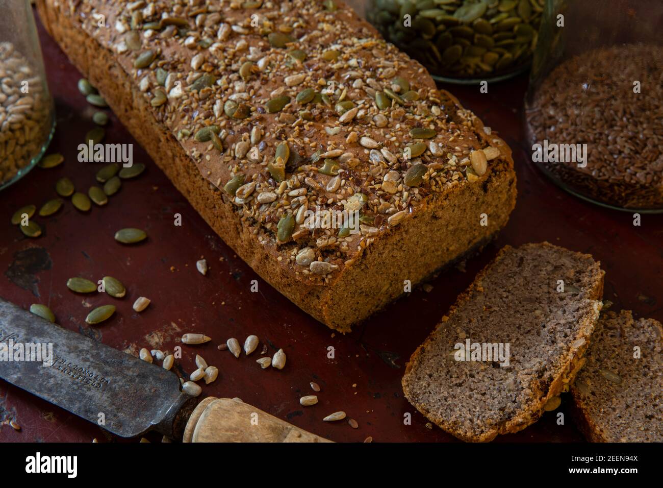 Gluten free bread Stock Photo