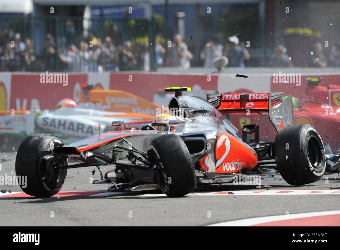 Formula One - F1 - Belgian Grand Prix 2012 - Spa-Francorchamps, Spa,  Belgium - 2/9/12 McLaren's Lewis